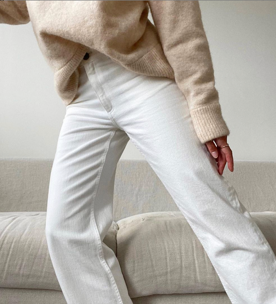 white denim