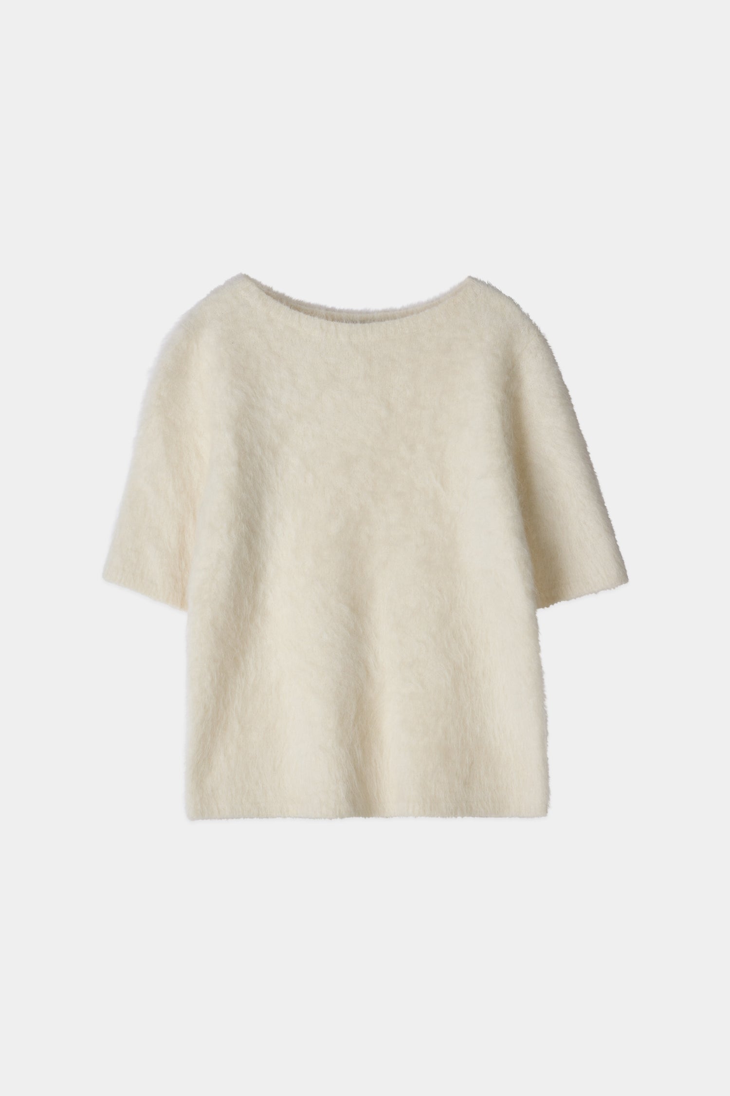BOATNECK ALPACA TOP - LOHA CREAM