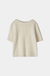 BOATNECK ALPACA TOP - LOHA CREAM