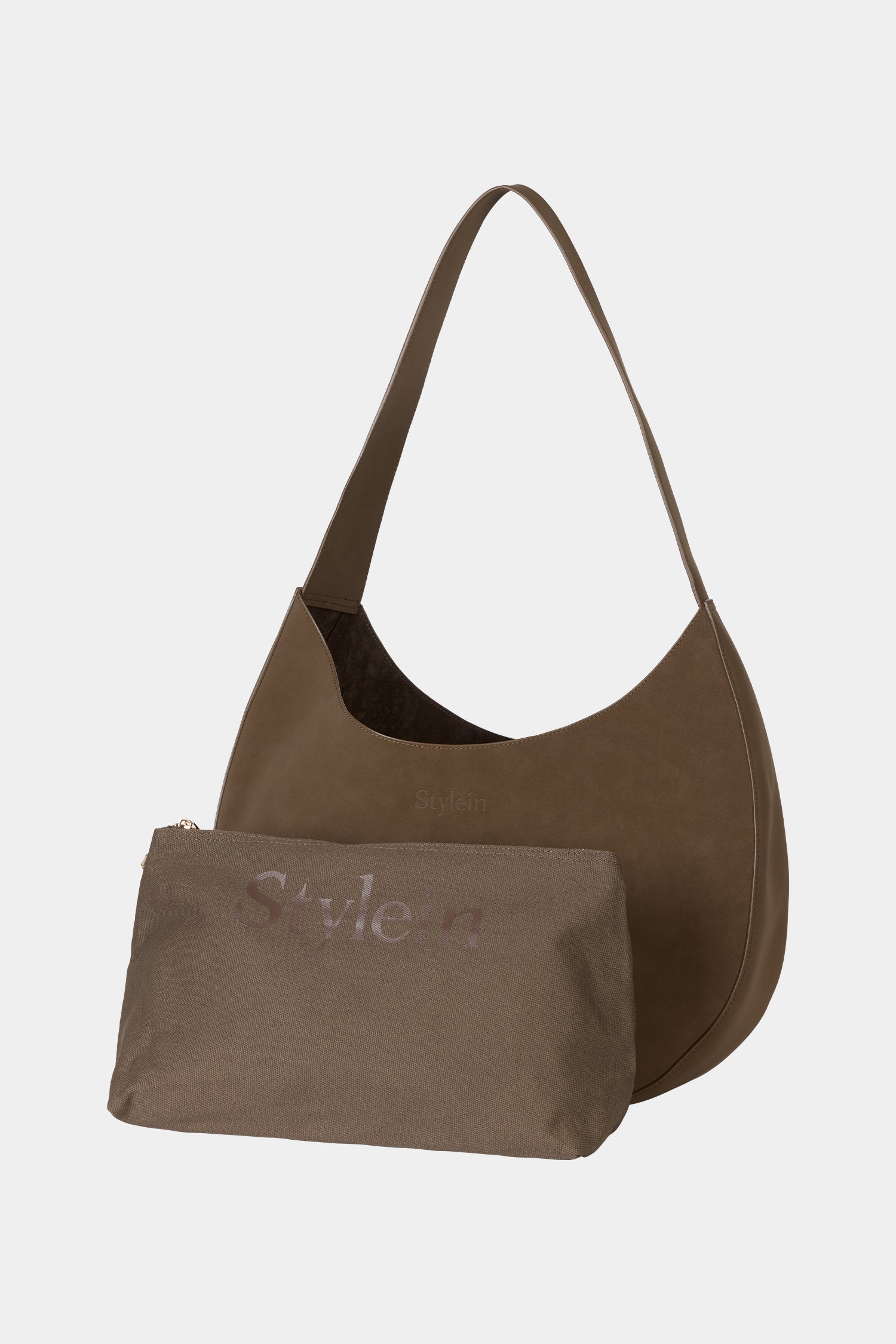 CROSSBODY SHOPPER - YARDLY BAG BROWN MATTE