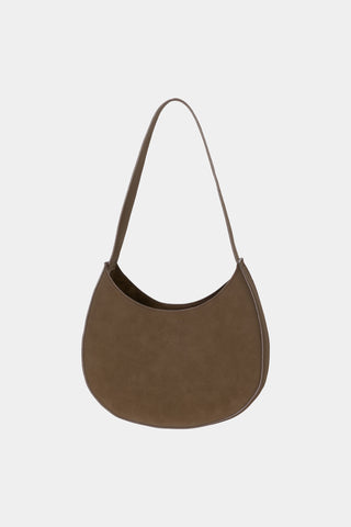 MINI SHOULDER BAG - YARDLY BROWN MATTE