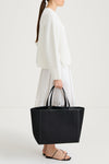 Abella rib knit sweater white stylein model image side