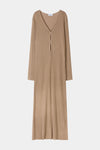 POINTELLE KNIT MAXI DRESS - ANDREA SAND