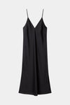 Babeline mid long v-neck slip dress praline stylein packshot