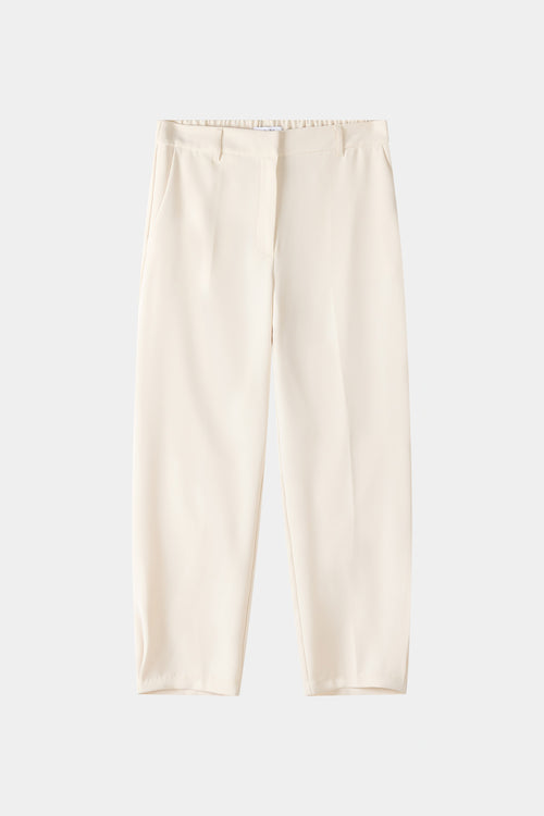 Ivory suit trousers bergio stylein front model image