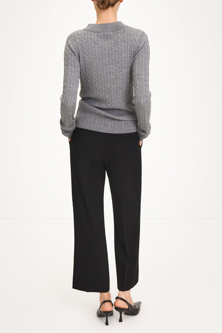 Berzo trousers cropped black stylein model image back