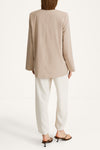 Blevio blazer sand stylein model image back