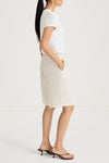 Bore shorts suit ivory stylein model image side