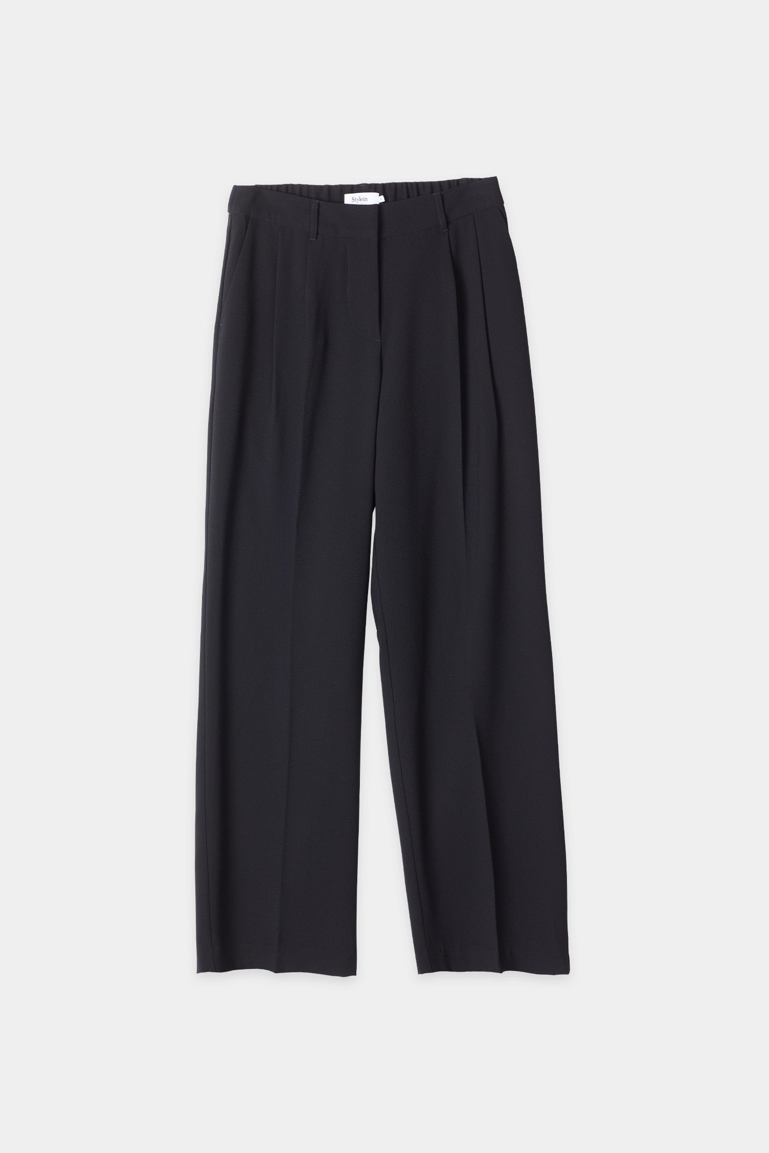 black suit trousers hight waist stylein bore packshot