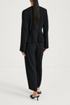Brienne blouse black stylein long sleeve model image back