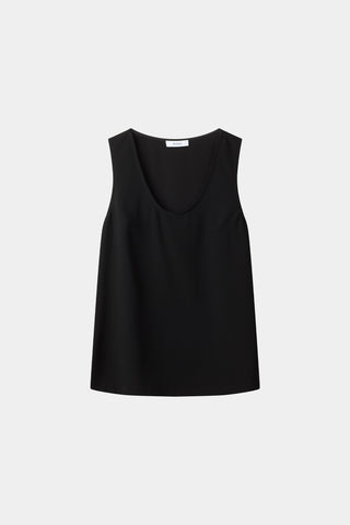 Buccino sleevless top black stylein packshot