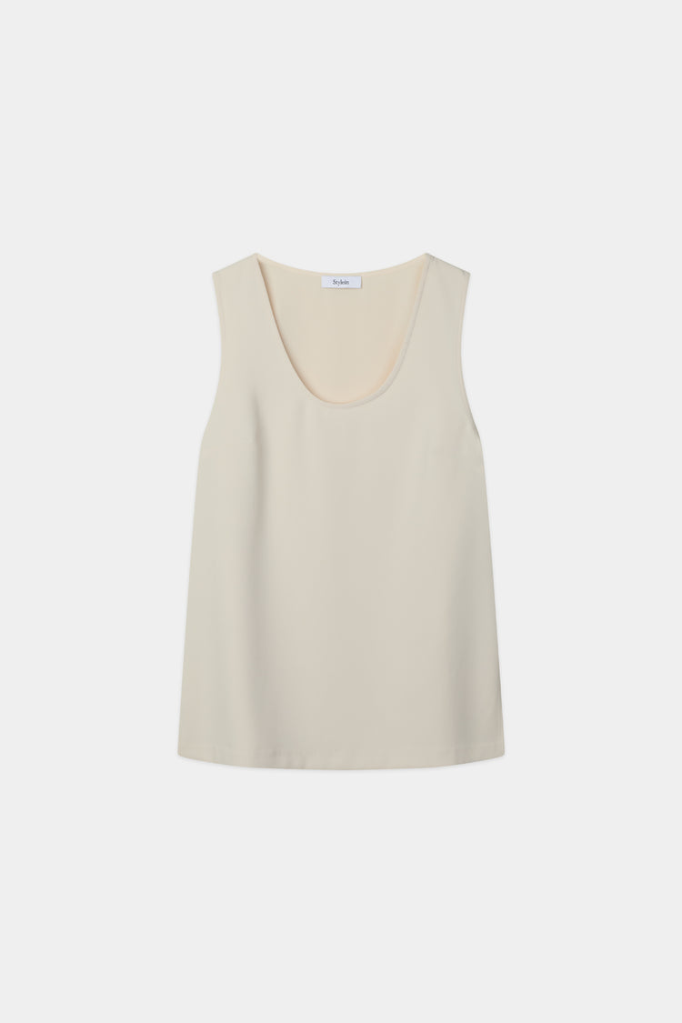 Buccino sleevless top ivory stylein packshots