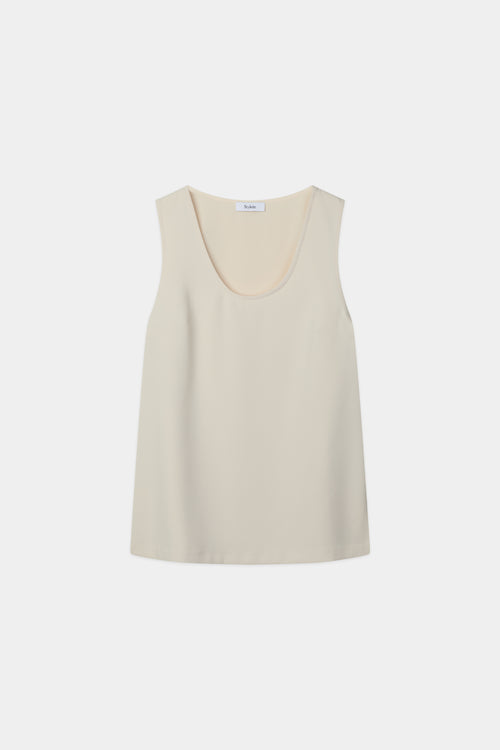 Buccino sleevless top ivory stylein packshots
