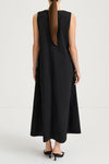 Jaisie long dress black stylein model image back