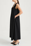 Jaisie long dress black stylein model image side