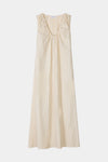 Jaisie maxi long dress stylein cream stripe packshot