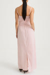 Jamila long maxi dress off pink stylein model image back