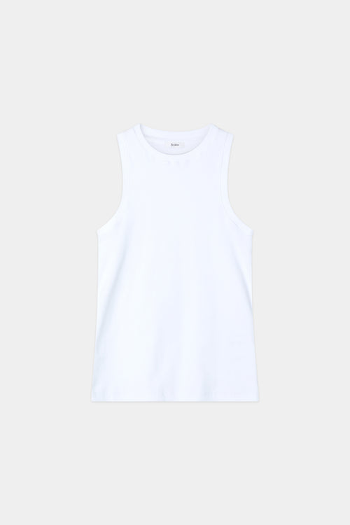 Jase tank top white stylein model image front