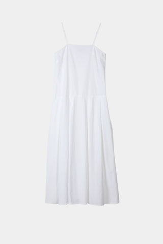 Jelena dress loose slip dress straps square neckline white stylein packshot