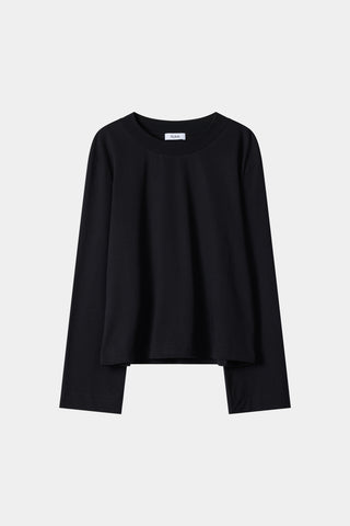 black long sleeve top stylein jemmy