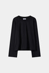 black long sleeve top stylein jemmy