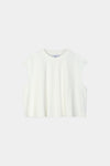 Jenn sleeveless oversized top cream stylein packshot