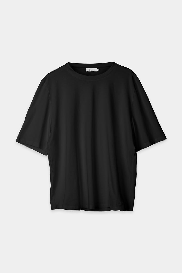 OVERSIZED COTTON T-SHIRT - JIM BLACK