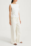 Jody sleeveless top cream stylein model image side