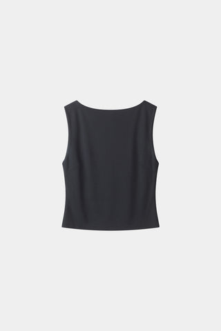 Jody sleeveless top black stylein packshot