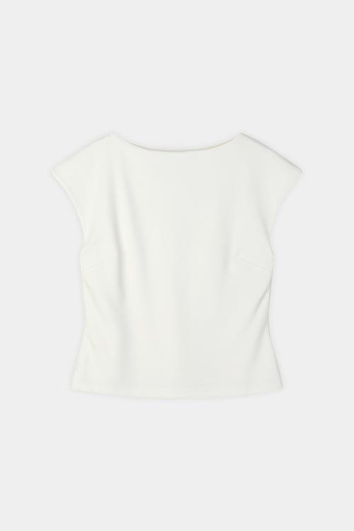 Jodyn sleeveless top cream stylein packshot