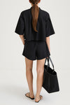 Jojo shorts black stylein front model image back