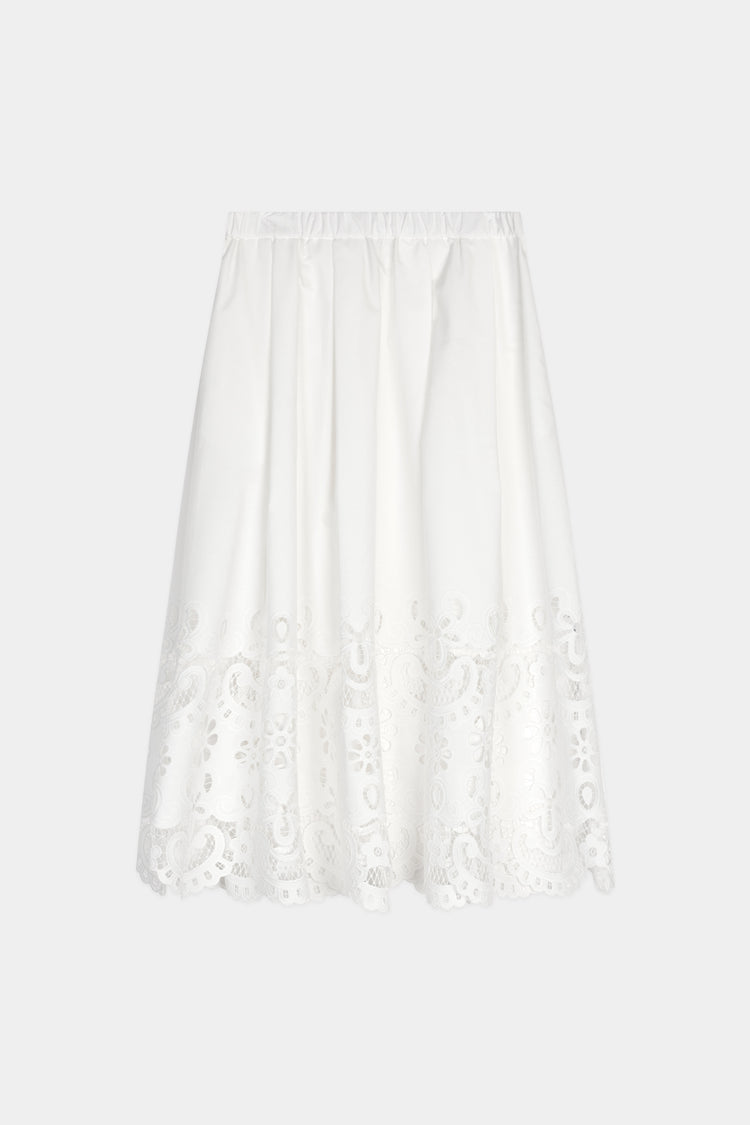 Jorah embroidery skirt white stylein packshot