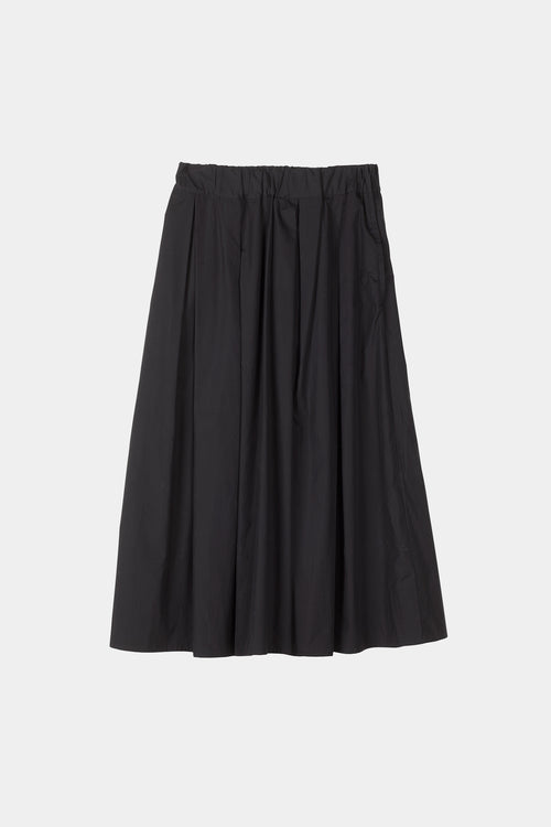 Jorina midi cotton skirt black stylein model image front
