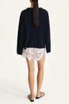 Joss shorts embrodery white stylein model image back