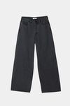 Kayne denim trousers wide oversized high waist mid grey stylein packshot