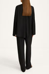 Meike chiffon trousers black stylein model image back