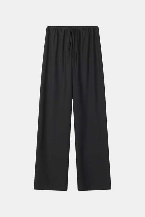 Meike chiffon trousers black stylein model image front