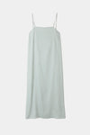 Melody dress matt chiffon ankle length straps square neckline front deep cowl neckline back horisontal strap mint stylein packshot
