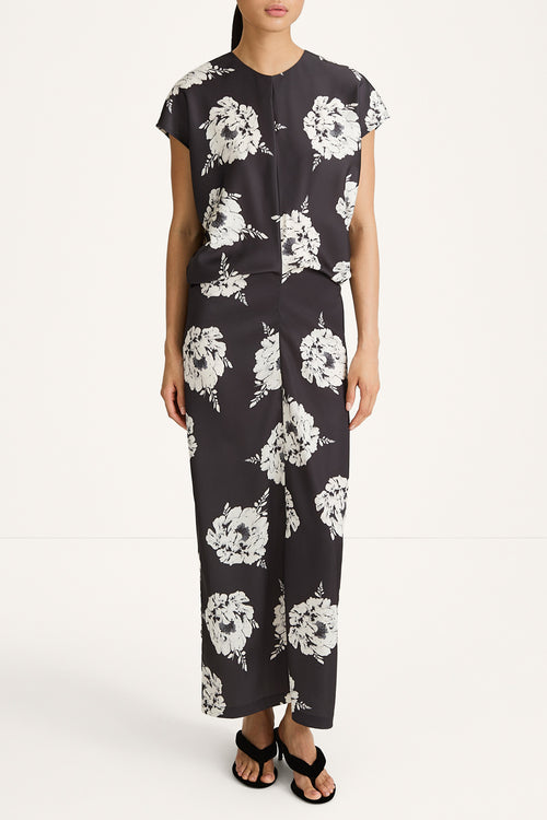 Melrose long dress floral print stylein