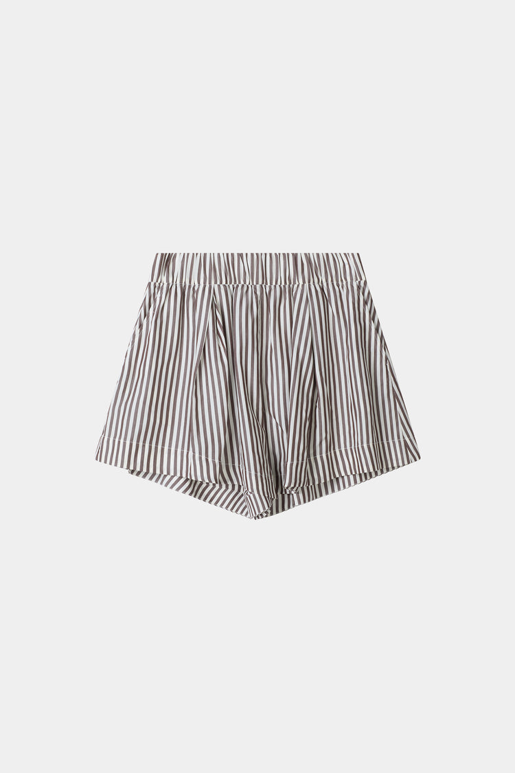 Mojo shorts brown stripe stylein packshot