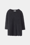 Nia short sleeve sweater black stylein packshot
