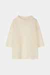 Nia short sleeve sweater cream stylein packshot