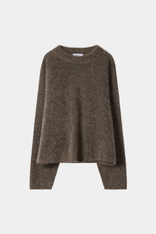 Brown knitted sweater Stylein Norena Packshot