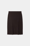 Pearla ribbed knit midi long skirt merino wool coffee stylein packshot