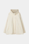 Salerno flared short trench jacket cream stylein packshot