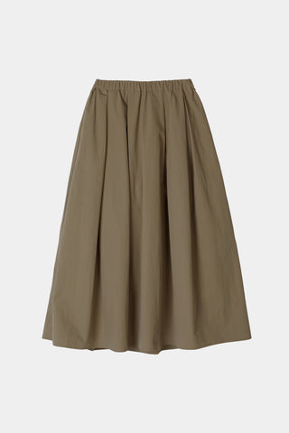 Mud khaki maxi trench skirt stylein sorina front packshot