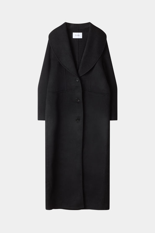 Black long wool coat stylein tera packshot