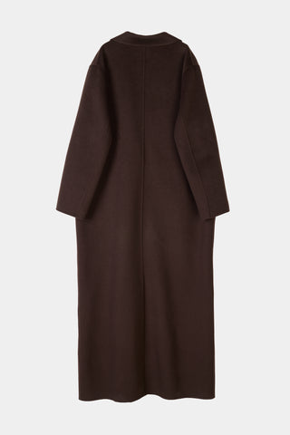 MERINO CASHMERE COAT - TRAPANI COFFEE