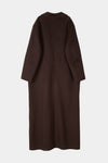 MERINO CASHMERE COAT - TRAPANI COFFEE