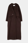 MERINO CASHMERE COAT - TRAPANI COFFEE